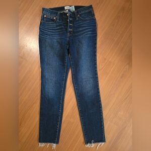 J. Crew Buttonfly Women's Blue Jeans 27